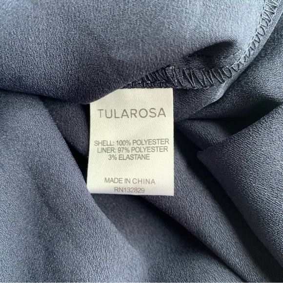 Tularosa Marty Midi Dress midnight floral off the shoulder NWT - Picture 9 of 11